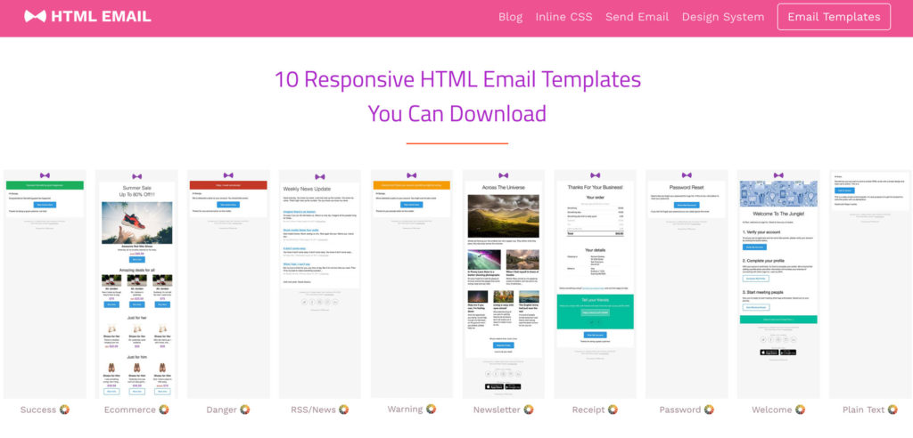 htmlemail.io html email template 