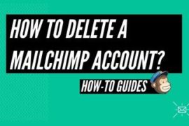 How to delete a MailChimp account?