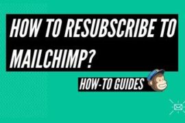 How to resubscribe to MailChimp?