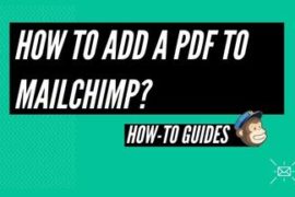 How to add a PDF to MailChimp? (or any supported file)