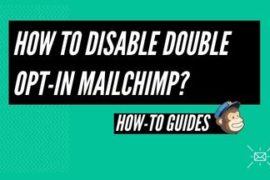 How to disable double opt-in MailChimp?